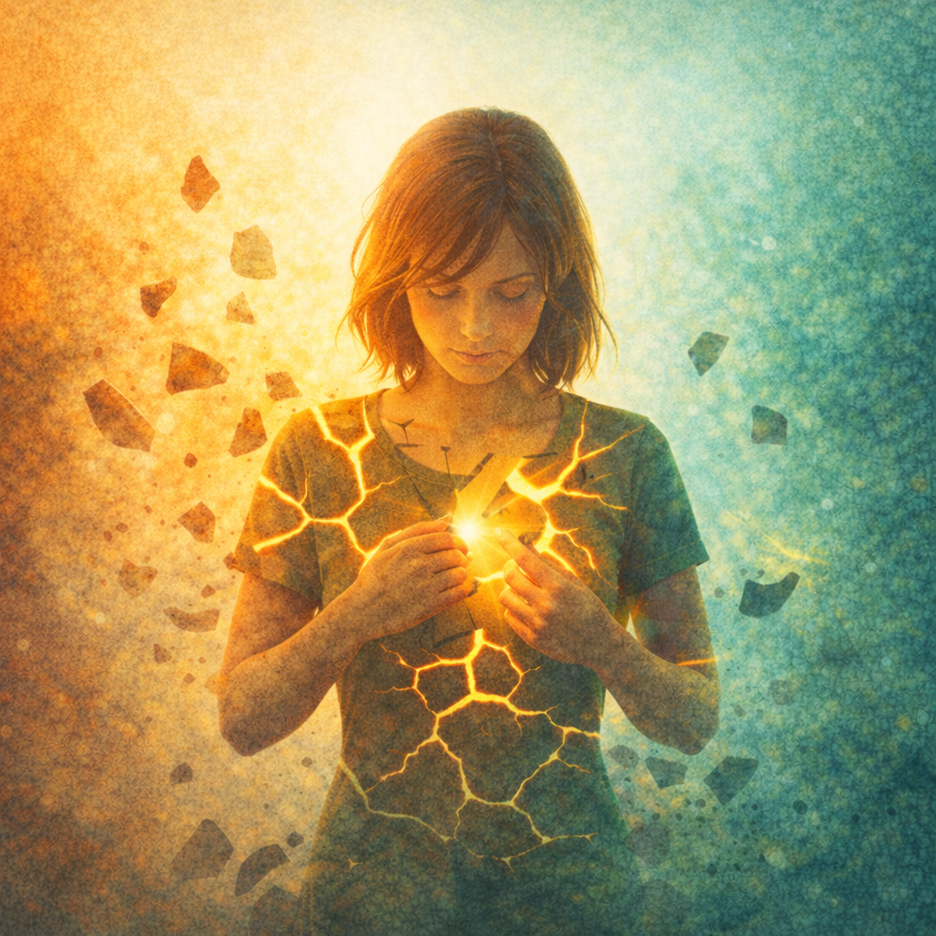 Сборка себя после внутреннего рассыпания — иллюстрация