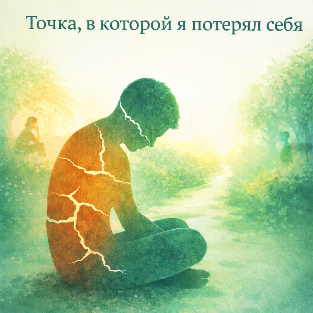 Точка, в которой я потерял себя — иллюстрация